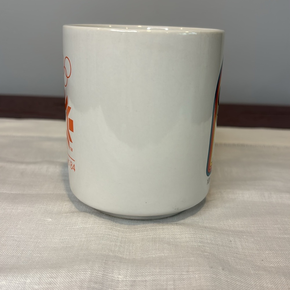 1984 Olympic Winter Games Coffee Cup VUCKO THE WOLF MASCOT Sarajevo '84 XIV mug - Picture 2 of 8